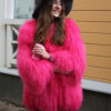купи кожено палто от лама в онлайн магазина